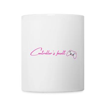 Controller's Fault Gamer Meme Tee - Mug - white - Front