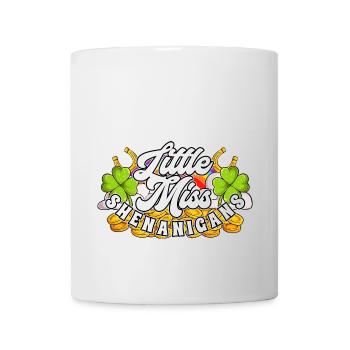 Little miss shenanigans St Patrick's Day Woman - Mug - white - Front