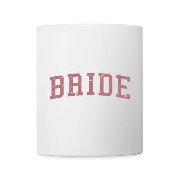 Braut passende Verlobung Brautdusche Hochzeit - Tasse - Weiß - Vorne