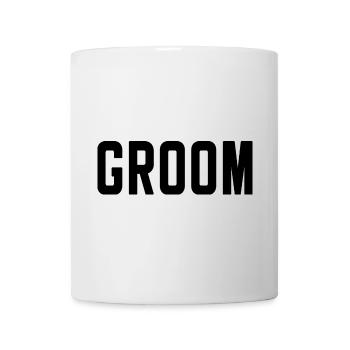 Groom Cool Matching Couple Wedding Party Mariage - Mug blanc - blanc - Devant
