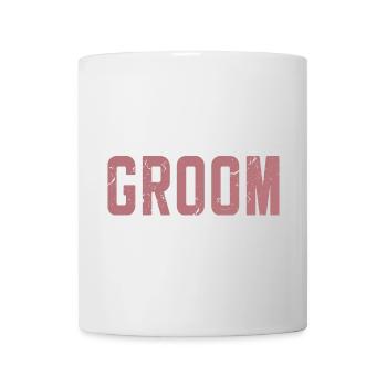 Groom Cool Matching Couple Wedding Party Mariage - Mug blanc - blanc - Devant