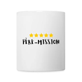 Père-Mission - Cadeau spécial Fête des Pères - Mug blanc - blanc - Devant