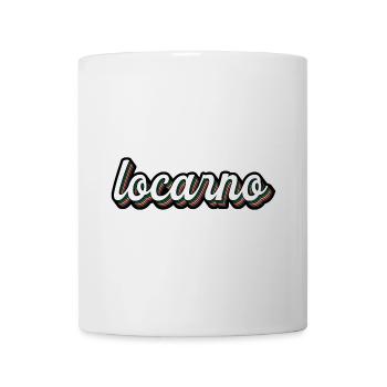 Locarno Regenbogen Script - Tasse - Weiß - Vorne