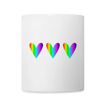 DAD. FATHER's DAY. HAPPY BIRTHDAY DAD. HEART - Mug - white - Front