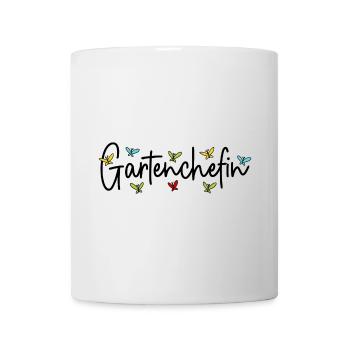 Garten Chefin Gärtnerin Gartenarbeit Gartenchefin - Tasse - Weiß - Vorne