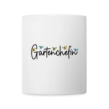 Garten Chefin Gartenarbeit Gärtnerin Gartenchefin - Tasse - Weiß - Vorne