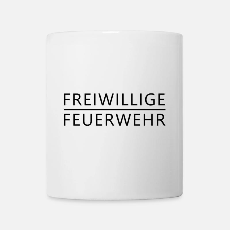 Freiwillige Feuerwehr - Tasse - Weiß