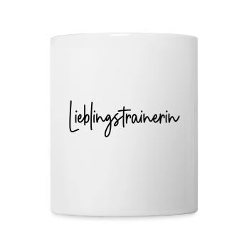 Lieblingstrainerin Trainerin - Tasse - Weiß - Vorne