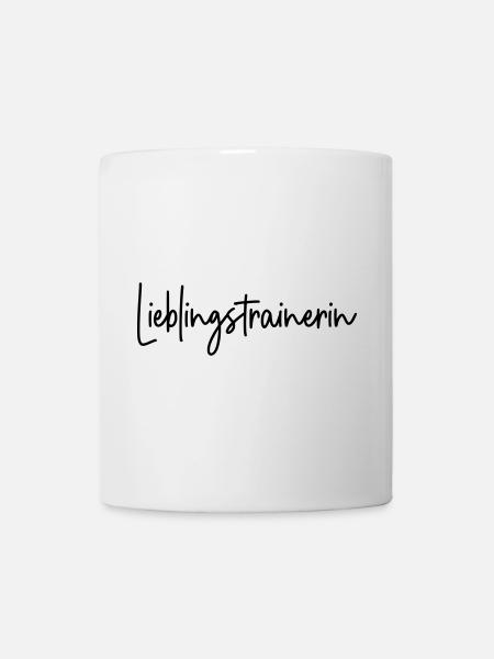 Lieblingstrainerin Trainerin - Tasse - Weiß