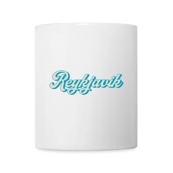 Reykjavik Neon Script - Mug - white - Front