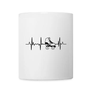 Roller skates Heart palpitations - Mug - white - Front