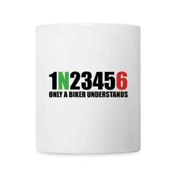 1N23456 Only a Biker Understands - Mug - white - Front