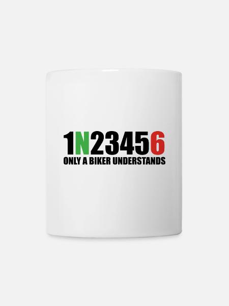 1N23456 Only a Biker Understands - Mug blanc - blanc