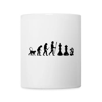 Development of chess - Mug - white - Front