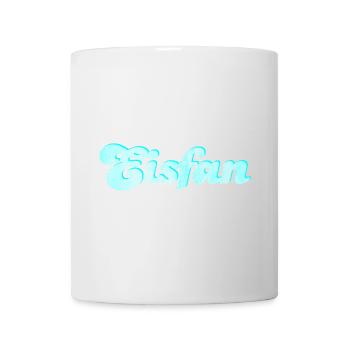 Eis Fan Eiscreme süß Sommer Eiskrem Handschrift - Tasse - Weiß - Vorne