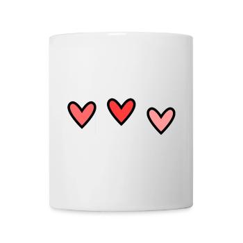 HEILIGER VALENTINSTAG. Junggesellinnenabschied. ICH LIEBE DICH. ICH LIEBE DICH. LIEBE - Tasse - Weiß - Vorne
