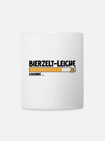 Bierbar Bierzeltleiche Bierfest Trinker - Tasse - Weiß