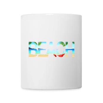 Beach - Tasse - Weiß - Vorne