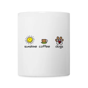 Des designs amusants pour les amoureux des chiens - Mug blanc - blanc - Devant