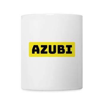 Azubi Tshirt yellow - Tasse - Weiß - Vorne