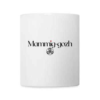 Mammig-gozh Triskell Fête grands-mères Bretonne - Mug blanc - blanc - Devant