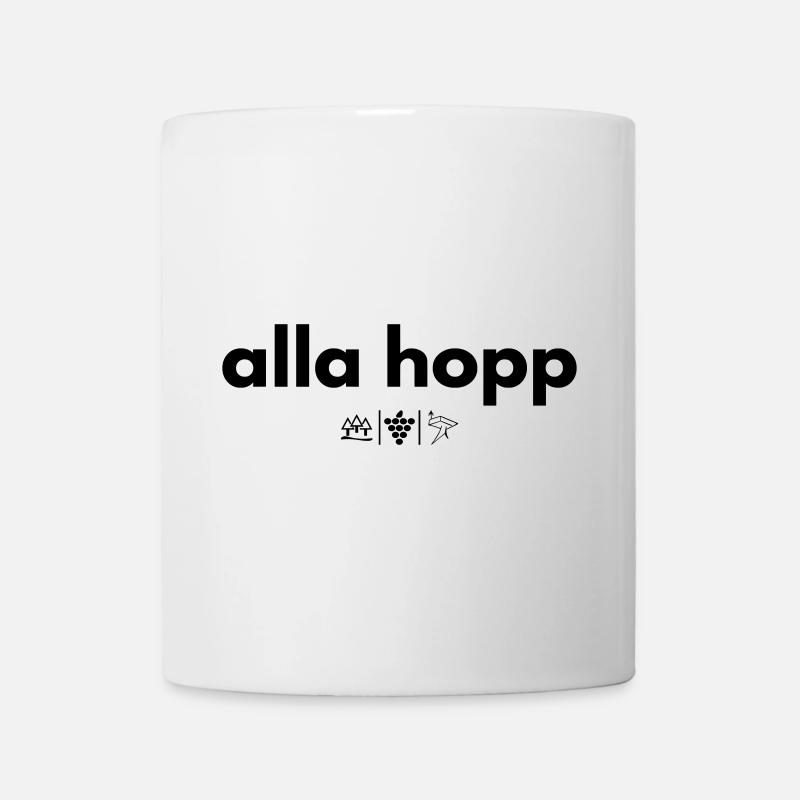 alla hopp - Mug blanc - blanc
