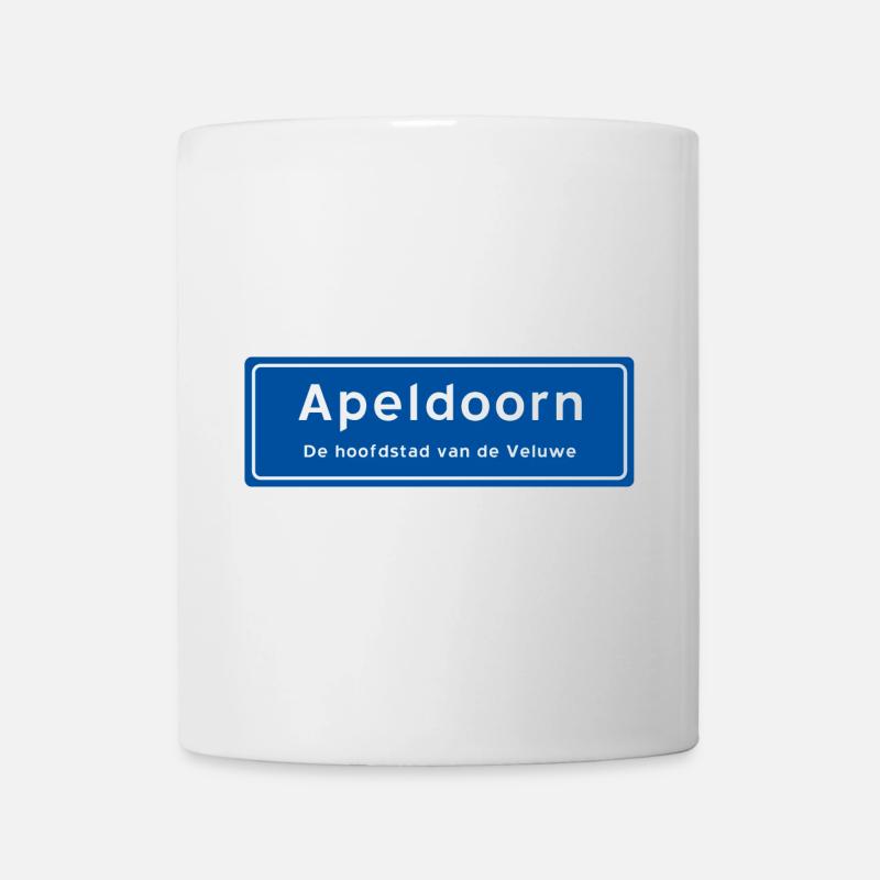 Apeldoorn place name sign - Mug - white