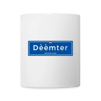 Dèèmter (Deventer) place name sign - Mug - white - Front