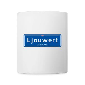 Ljouwert (Leeuwarden) place name sign - Mug - white - Front