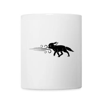 The Black Fox and the Wind - Mug - white - Front