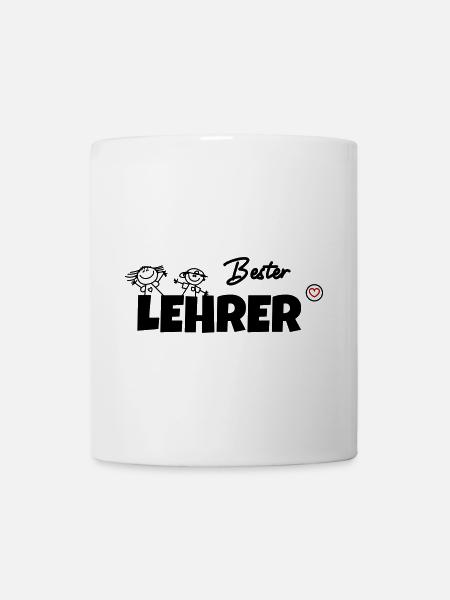 Bester Lehrer - Tasse - Weiß