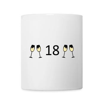 18e anniversaire 18 ans - Mug blanc - blanc - Devant