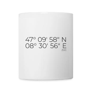 Train coordinates - Mug - white - Front