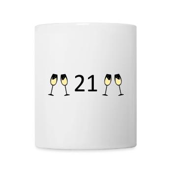 21st Birthday 21 Years Anniversary 21 Years Number 21 - Mug - white - Front