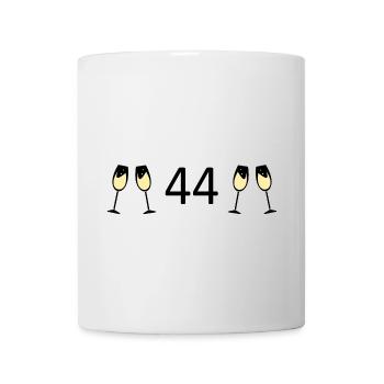 44th Birthday 44 Years Anniversary 44 Years Number 44 - Mug - white - Front