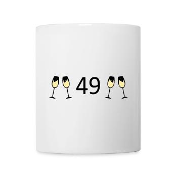 49th Birthday 49 Years Anniversary 49 Years Number 49 - Mug - white - Front