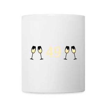49th Birthday 49 Years Anniversary 49 Years Number 49 - Mug - white - Front