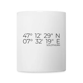 Coordinates Solothurn - Mug - white - Front