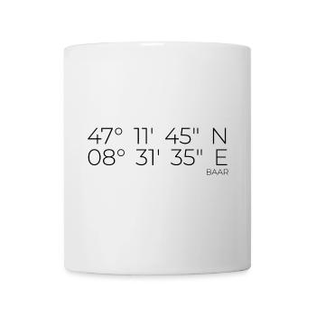 Coordinates Baar - Mug - white - Front