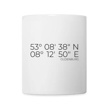 coordinates Oldenburg - Mug - white - Front