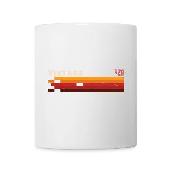 Vintage Stripes 70s Retro - Mug - white - Front