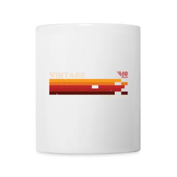 Vintage Sunset Stripes Retro - Mug - white - Front