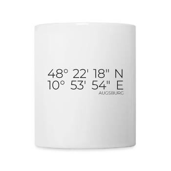 Coordinates Augsburg - Mug - white - Front