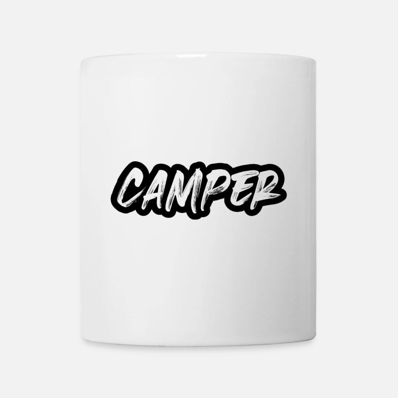 Camping camper van motorhome - Mug - white