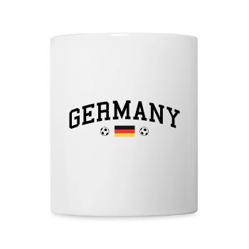 Germany mit Flagge - Tasse - Weiß - Vorne