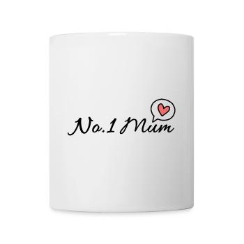 Mama ist die Nummer 1! - Tasse - Weiß - Vorne