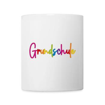 Grundschule - Tasse - Weiß - Vorne