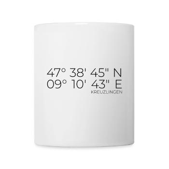 Koordinaten Kreuzlingen Schweiz - Tasse - Weiß - Vorne