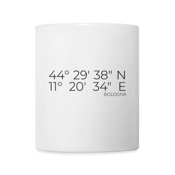 Coordinates: Bologna, Italy - Mug - white - Front