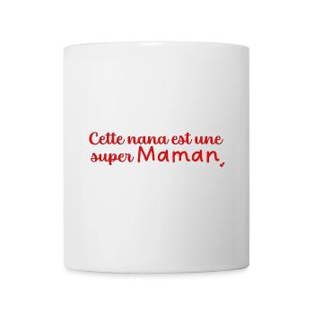 Super maman - Mug blanc - blanc - Devant